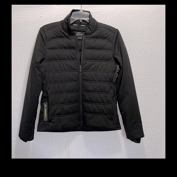 SOLD NIKE AEROLOFT GOLF Black Jacket Lightweight Warmth NWT $250. - Picture 5 of 9